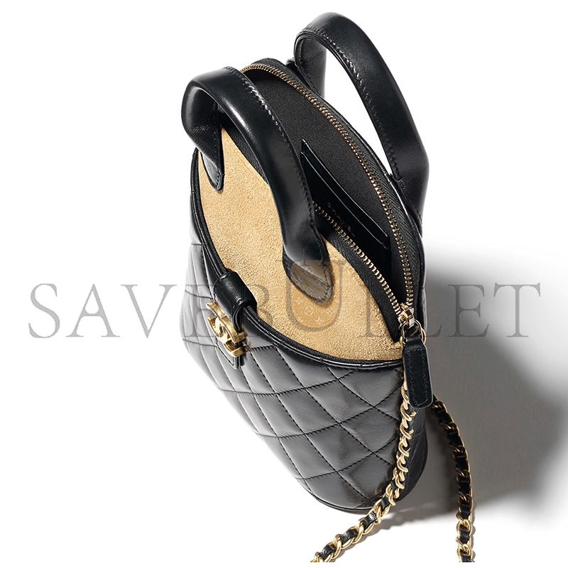 CHANEL MASTER CLUTCH WITH CHAIN SUEDE CALFSKIN, SHINY LAMBSKIN AP4742 (18*17*6cm)